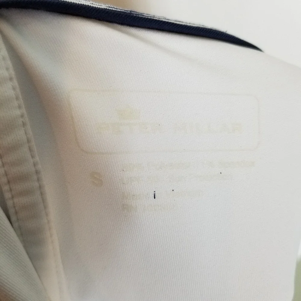 PETER MILLAR UPF 50 Golf Skort Women Size‎ S Blue Pinstripe Athletic Mini Skirt